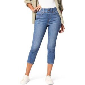 Women's Plus Size Denim Capris Stretch Tummy Control Mid Rise 23